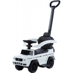 Mašinėlė paspirtukas su guminiais ratais Mercedes G350D (White)